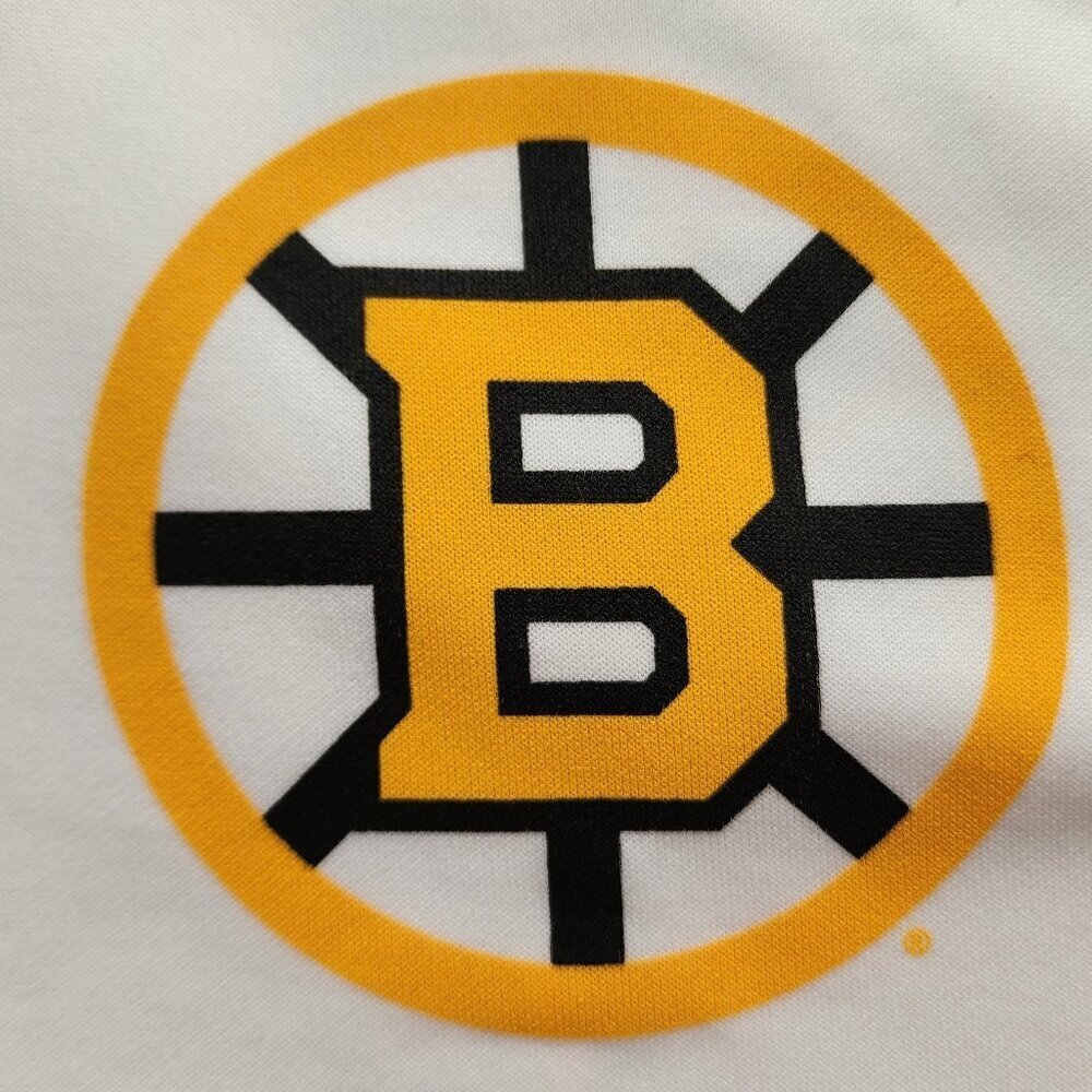 Boston Bruins 100 Centennial White Full Zip Jacket Sweatshirt - Rare - Picture 9 of 12